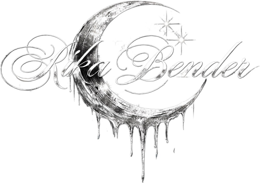 Rika Bender Logo mit silbernem Mond
